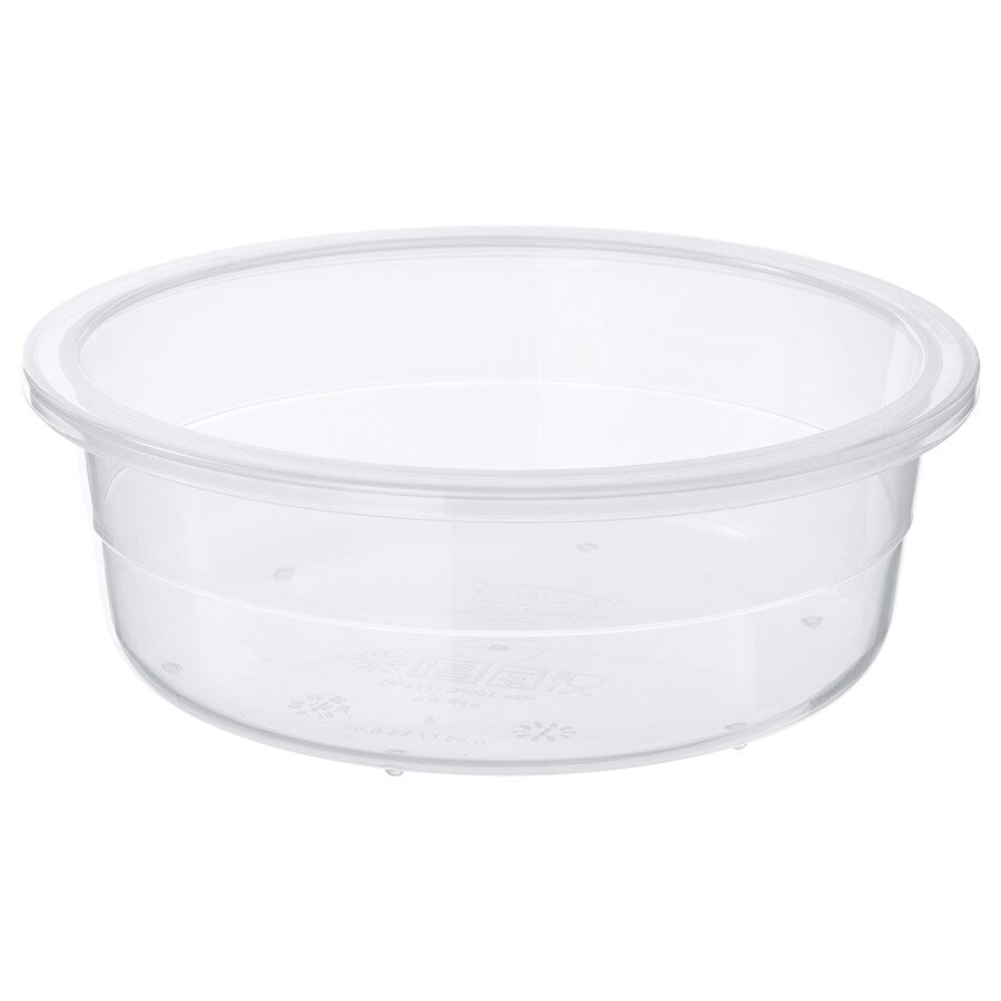 IKEA 365+ Food container, round, glass, Diameter: 5 ½ Volume: 14